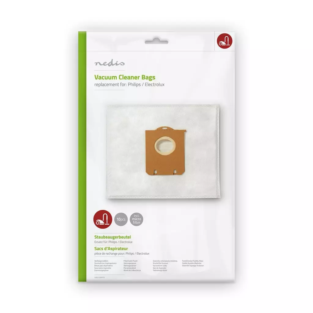 Obrázek produktu Nedis DUBG120AEP10 S-BAG sáčky do vysavače PHILIPS/ELECTROLUX (51865) 10ks