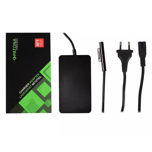 obrázek produktu Patona PT2582 Premium, notebookový adaptér, Surface Pro, 15V/2.58A, 44W - černá