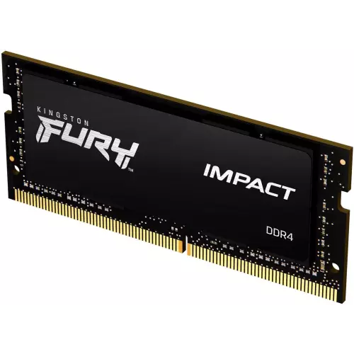 obrázek produktu Kingston Fury Impact SODIMM DDR4 8GB 3200MHz - černá