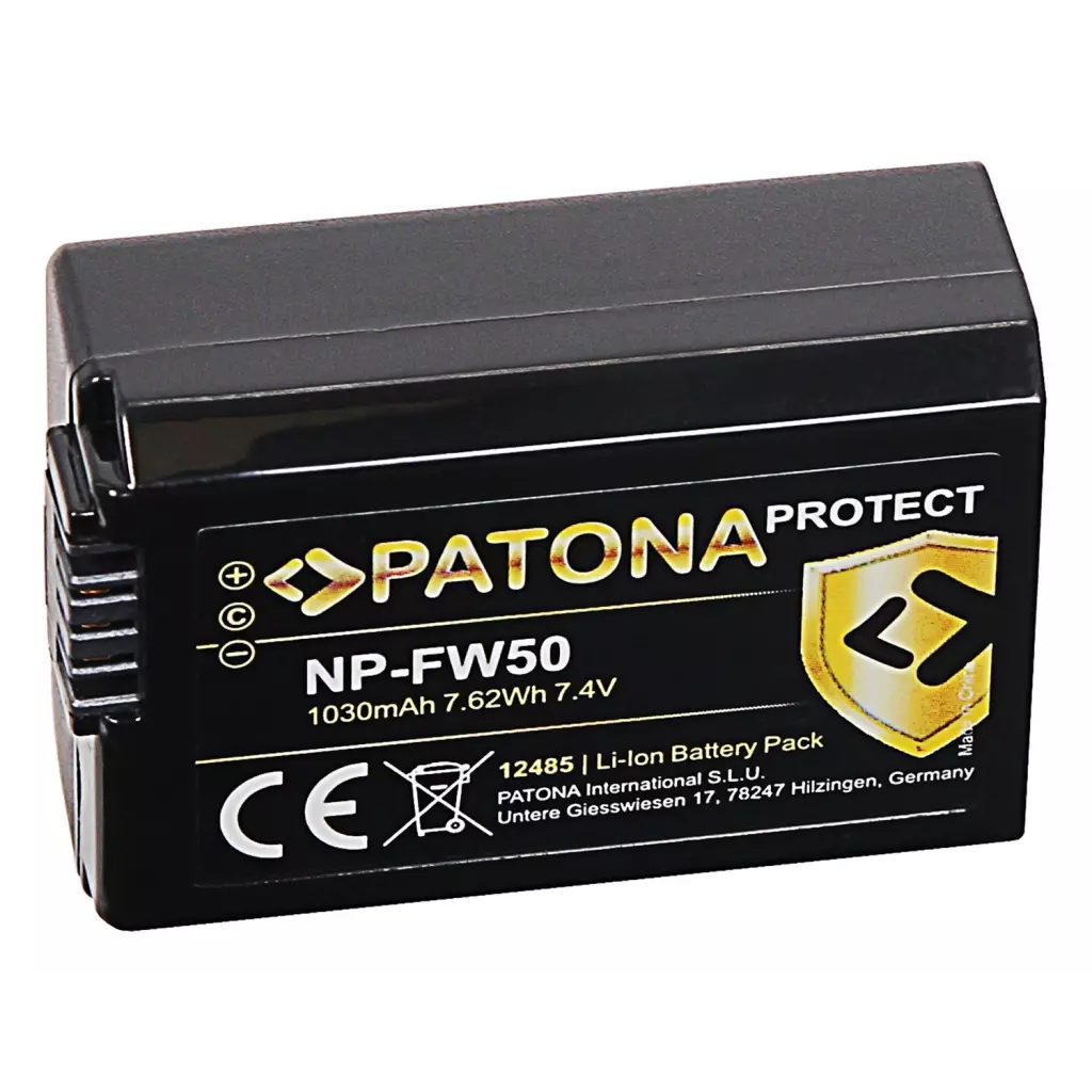 Obrázek produktu Patona PT12485 - Sony NP-FW50 1030mAh Li-Ion Protect