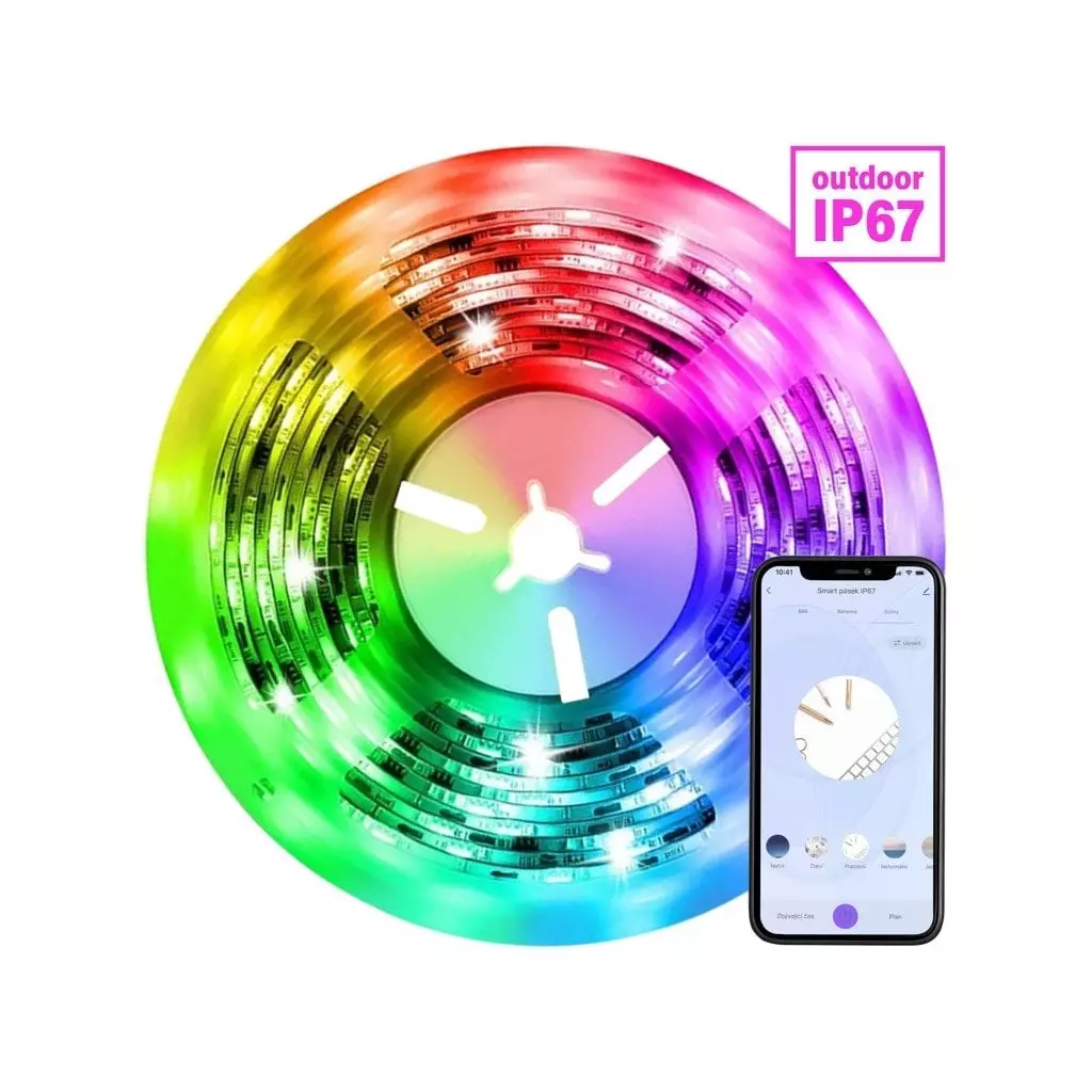 Obrázek produktu Immax NEO LITE Smart pásek LED 5m, RGB, CCT, barevný, stmívatelný, wifi IP67