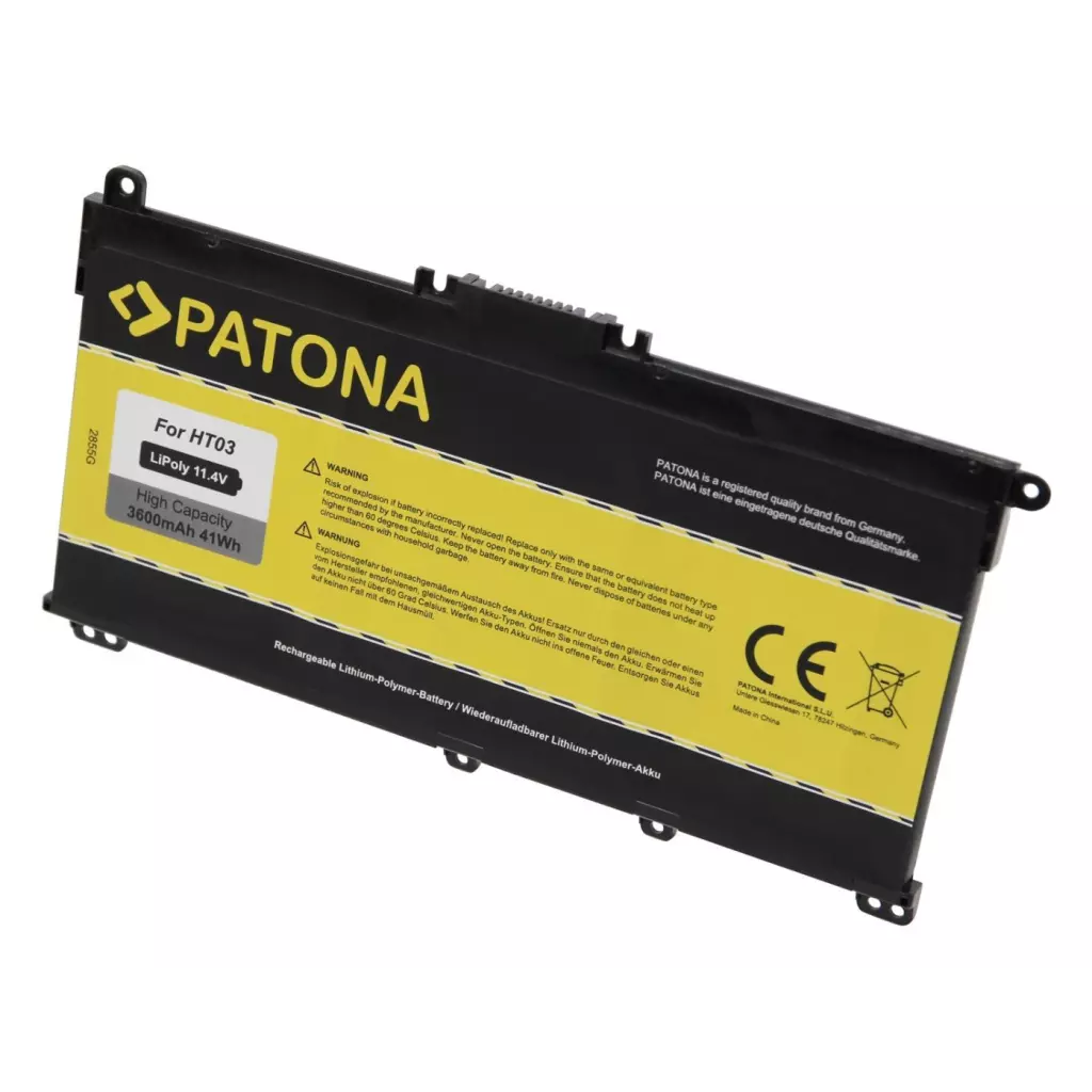 Obrázek produktu Patona PT2855 - HP Pavilion 14/15 3600mAh Li-Pol 11,4V HT03XL - černá