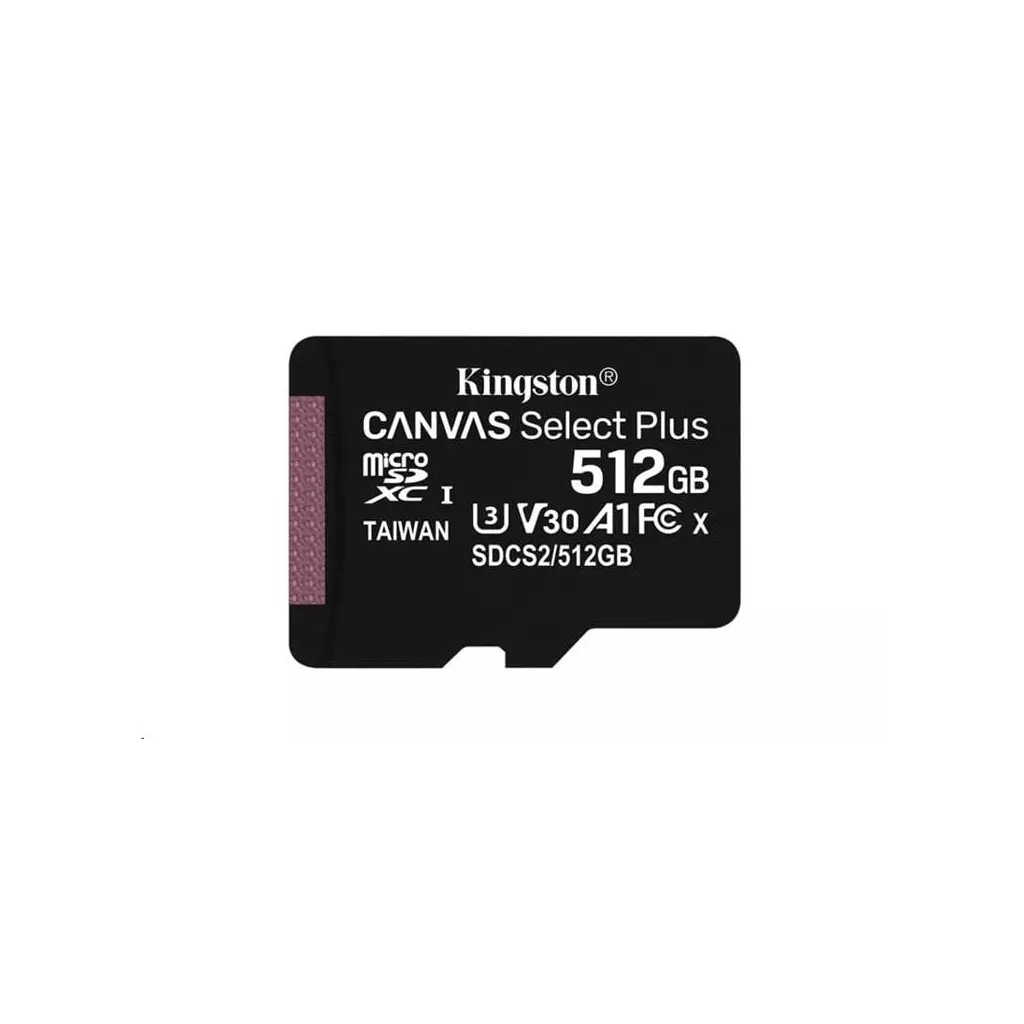 Obrázek produktu Kingston microSDXC 512GB Canvas Select Plus bez adaptéru
