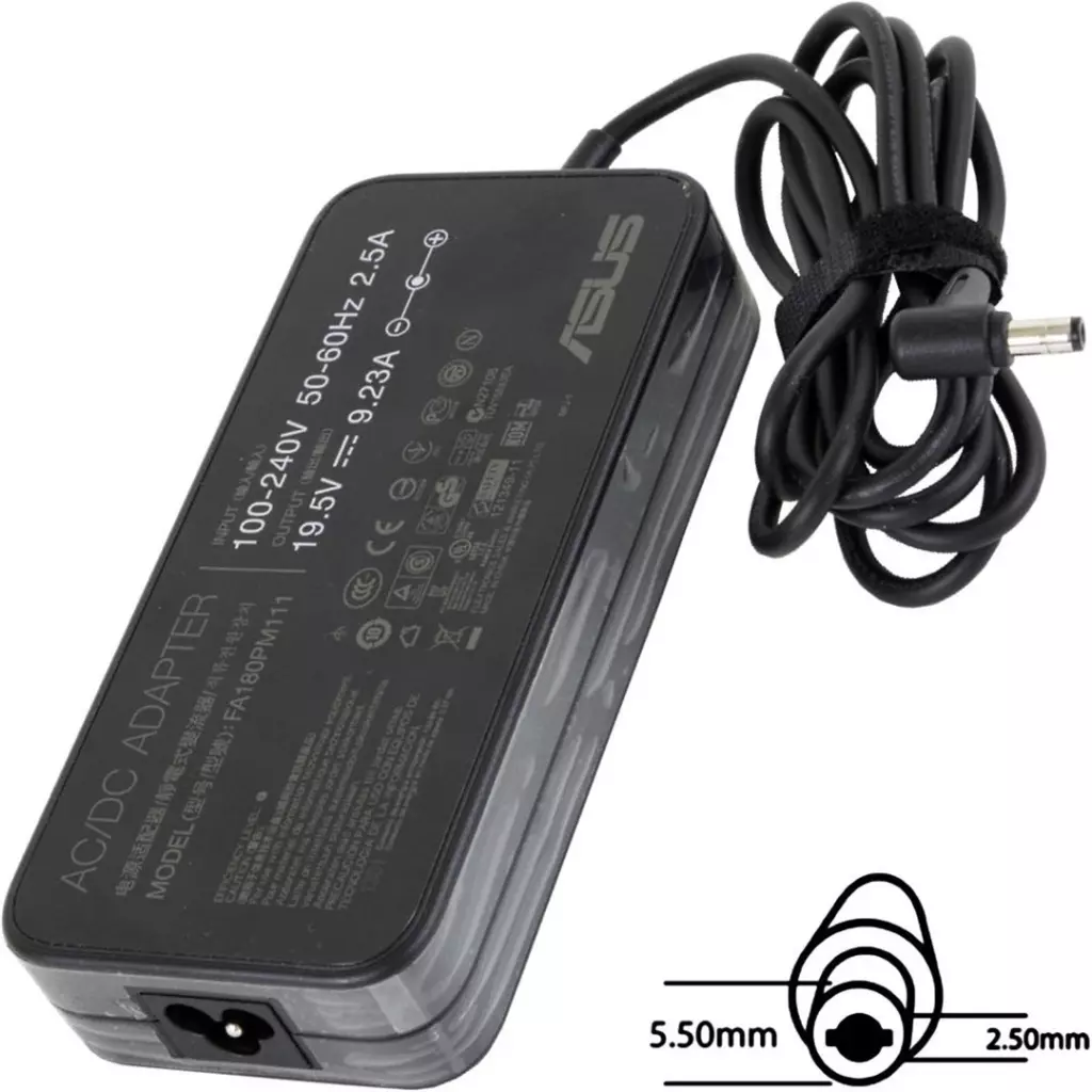 Obrázek produktu Asus orig. adapter 180W19.5V 3PIN W CORE vč. šňury - černá