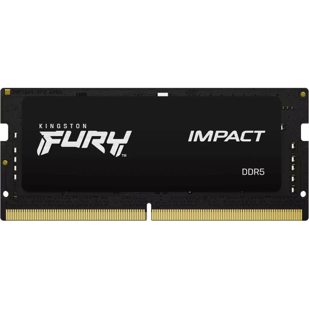 Obrázek produktu Kingston Fury Impact SODIMM DDR5 8GB 4800MHz - černá