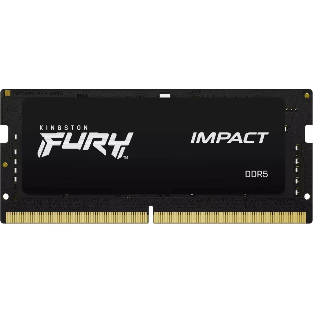 Obrázek produktu Kingston Fury Impact SODIMM DDR5 16GB 4800MHz - černá