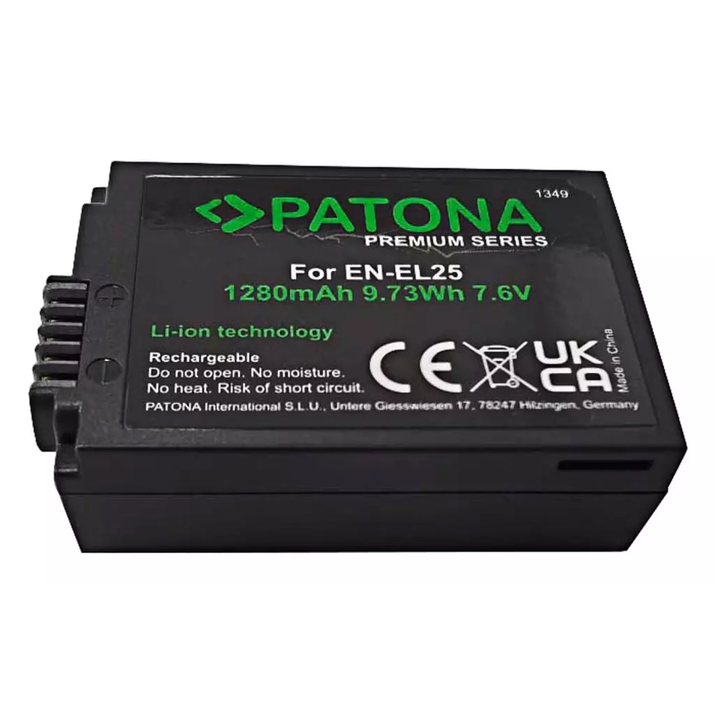 Obrázek produktu Patona baterie Nikon EN-EL25 1280mAh Li-Ion Premium Z50 / Z fc