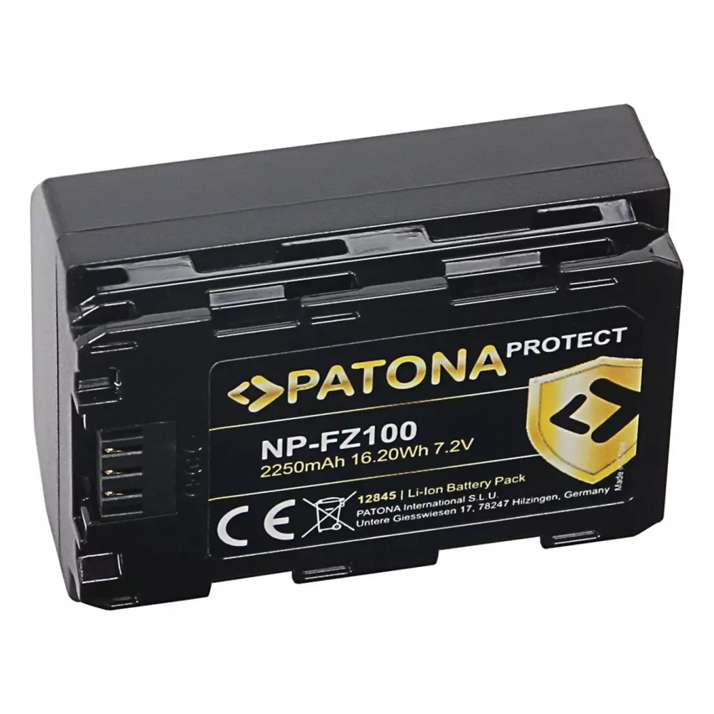 Obrázek produktu Patona baterie Sony NP-FZ100 2250mAh Li-Ion Protect