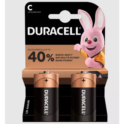 obrázek produktu Duracell Basic alkalická baterie, 2 ks (C)