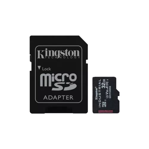 obrázek produktu Kingston microSDHC 32GB Industrial + SD adaptér