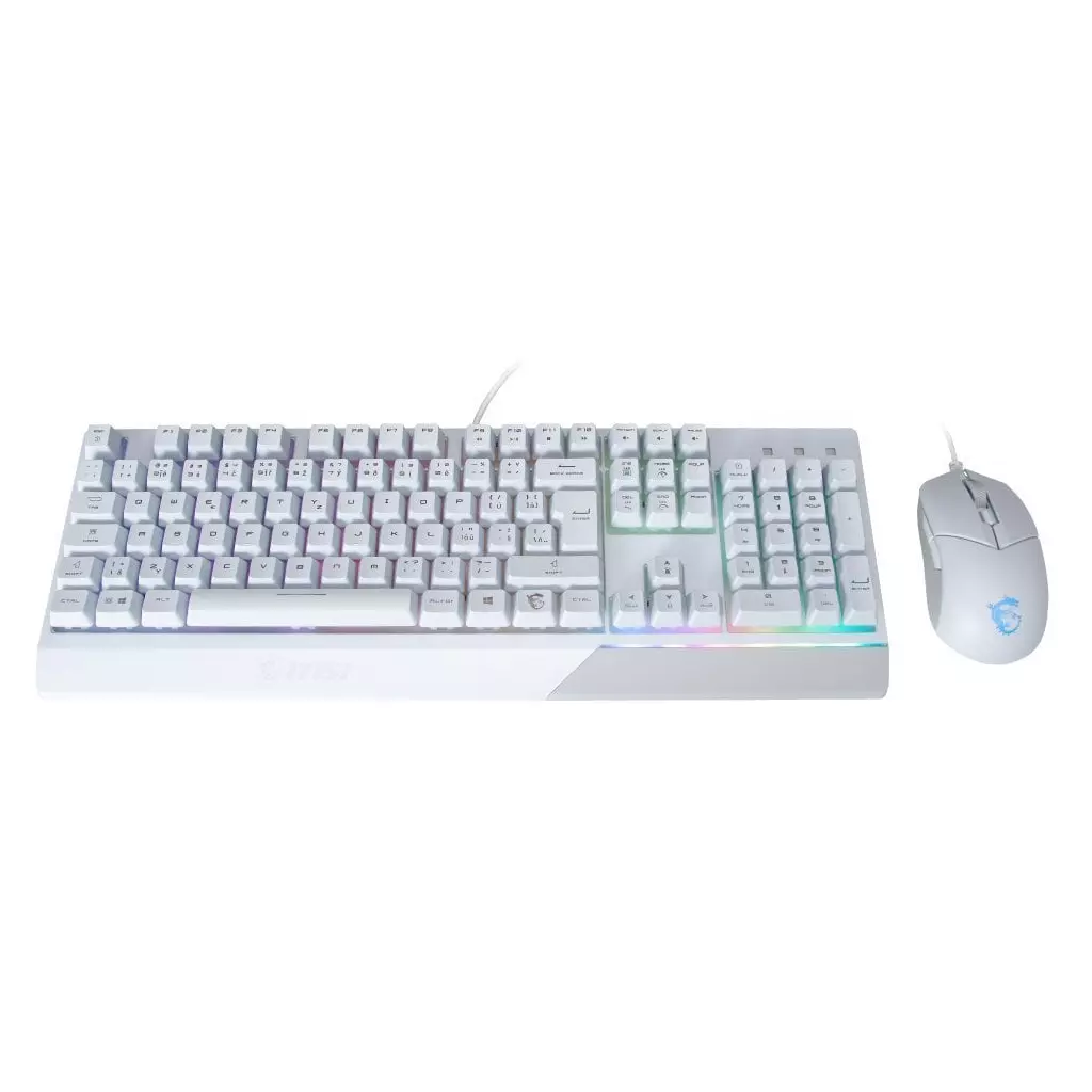 Obrázek produktu MSI Vigor GK30 COMBO WHITE, set klávesnice a myši - bílá