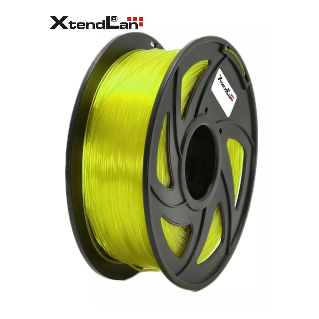 Obrázek produktu XtendLAN PLA filament 1,75mm průhledný žlutý 1kg