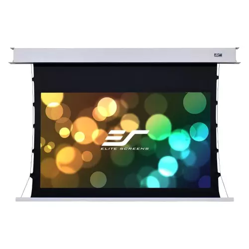 obrázek produktu ELITE SCREENS plátno elektrické motorové stropní 120" (307,3 cm)/ 16:9/ 149,4 x 265,7 cm/ Gain 1,1/ 20" drop/ CineWhite