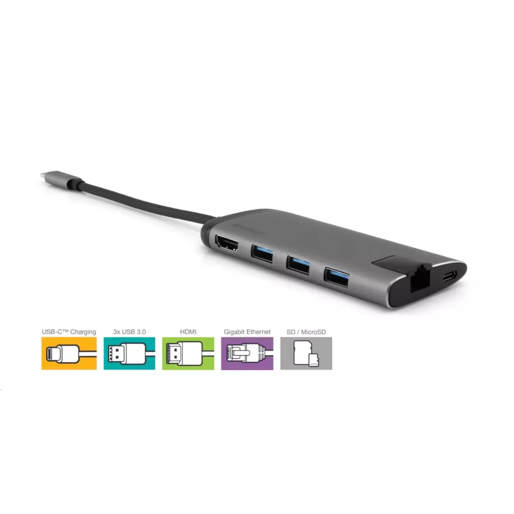 Obrázek produktu Verbatim USB-C Multiport HUB (49142)