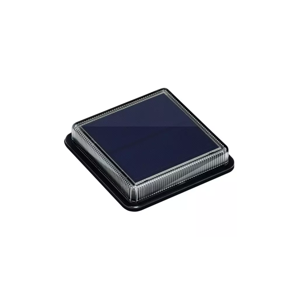 Obrázek produktu IMMAX venkovní solární LED osvětlení TERRACE/ 1,5W/ 30lm/ IP68/ 110x110x22mm/ černá