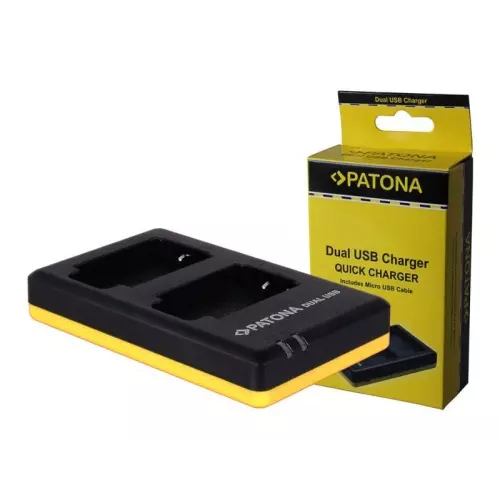 obrázek produktu PATONA nabíječka Foto Dual Quick Panasonic DMW-BLF19 USB