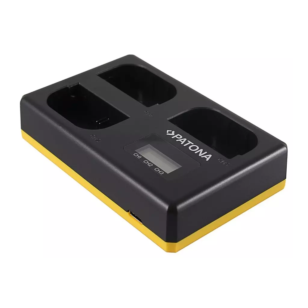 Obrázek produktu PATONA nabíječka Foto Triple Canon LP-E6 + LCD