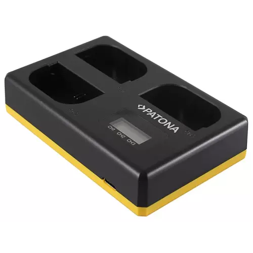 obrázek produktu PATONA nabíječka Foto Triple Canon LP-E6 + LCD