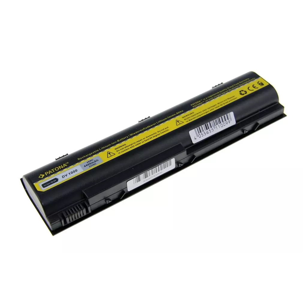 Obrázek produktu PATONA baterie pro ntb HP COMPAQ DV1000 4400mAh Li-Ion 10,8V - černá