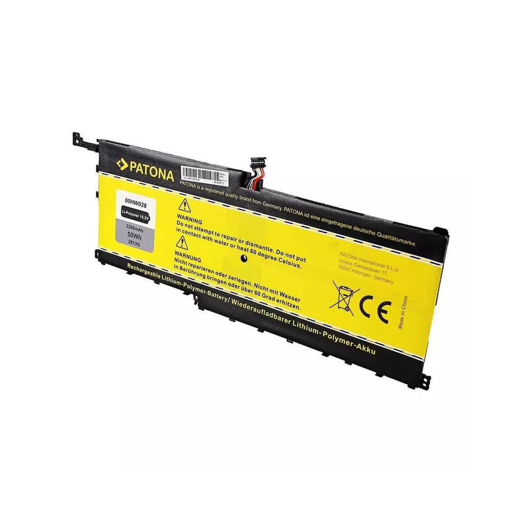 Obrázek produktu PATONA baterie pro ntb LENOVO ThinkPad X1 3290mAh Li-pol 15,2V - černá
