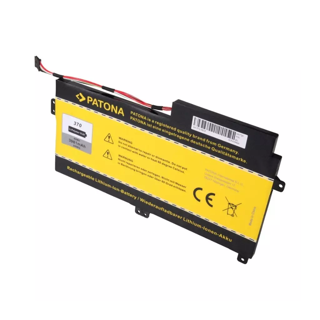 Obrázek produktu PATONA baterie pro ntb SAMSUNG 370 3900mAh Li-Pol 10,8V AA-PBVN3AB - černá