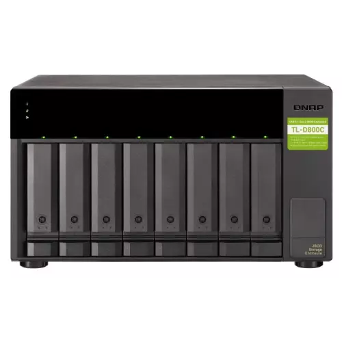 obrázek produktu QNAP TL-D800C - úložná jednotka JBOD USB 3.2 (8x SATA), desktop