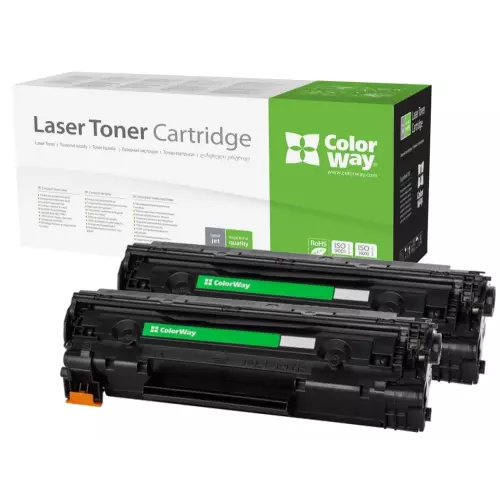 obrázek produktu ColorWay kompatibilní toner s HP CF217A/ 2x 1600 stran/ Černý/ Dual pack