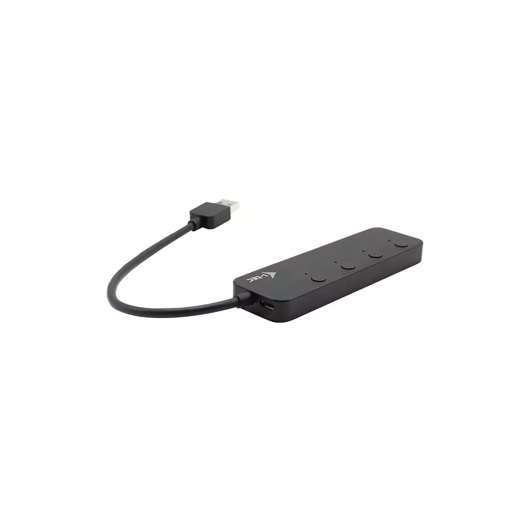 Obrázek produktu i-tec USB 3.0 Metal HUB 4 Port s vypínači na jednotlivých portech