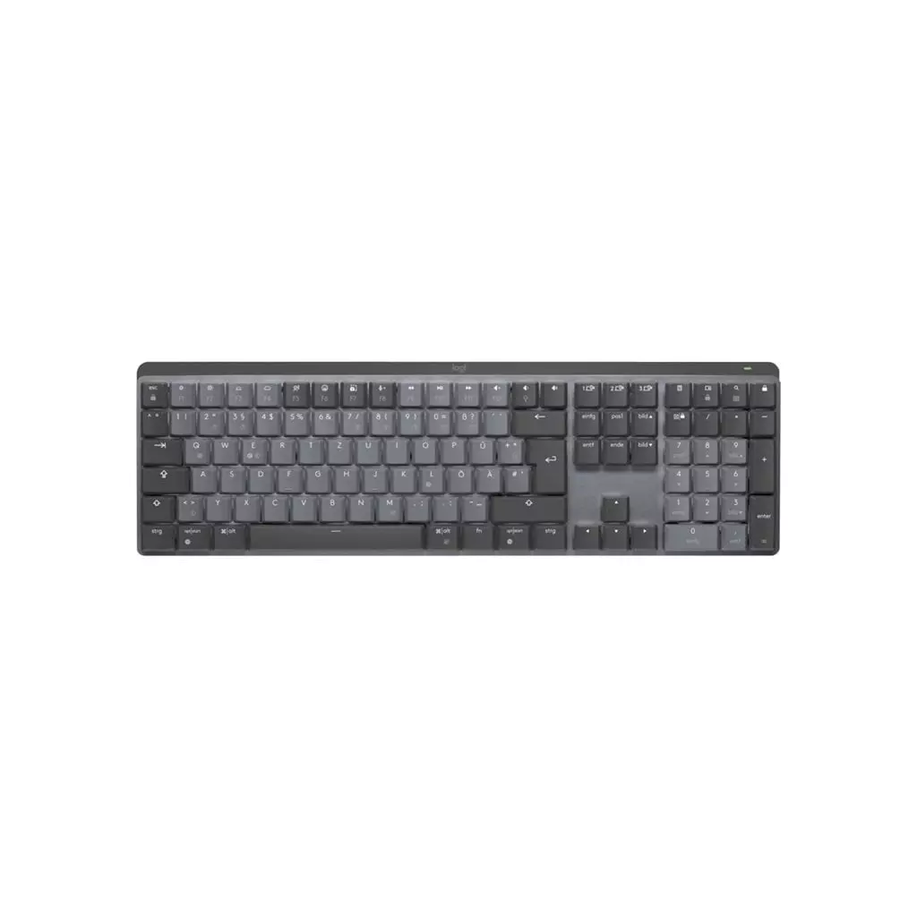 Obrázek produktu Logitech MX Mechanical, US, Hmatové tiché spínače, černá/grafitová - černá