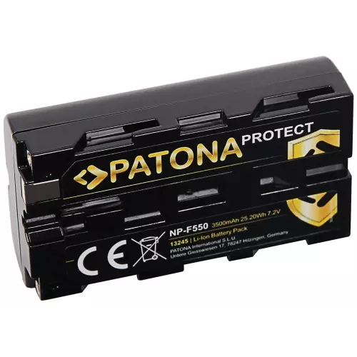 obrázek produktu PATONA baterie pro foto Sony NP-F550 3500mAh Li-Ion 7,2V Protect