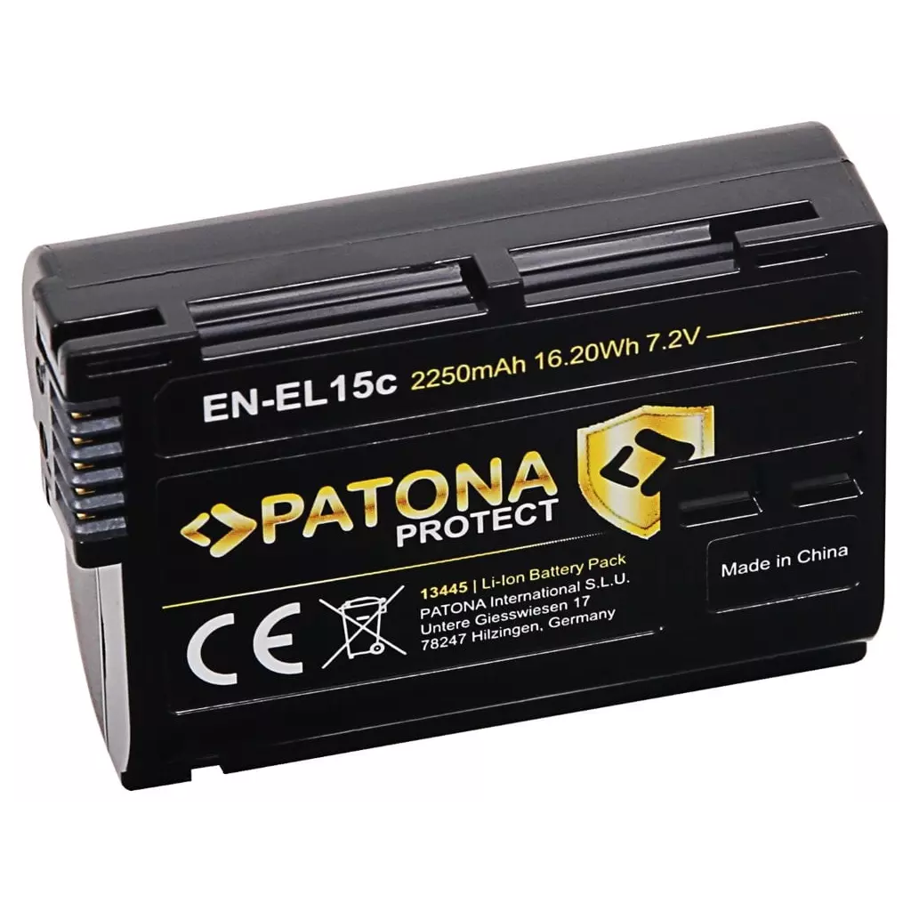 Obrázek produktu PATONA baterie pro foto Nikon EN-EL15C 2250mAh Li-Ion Protect