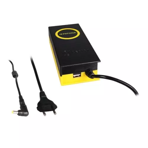 obrázek produktu PATONA napájecí adaptér k ntb/ 19V/4,7A 90W/ konektor 5,5x1,7mm/ + výstup USB