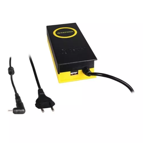 obrázek produktu PATONA napájecí adaptér k ntb/ 19V/4,7A 90W/ konektor 2,5x0,7mm/ + výstup USB