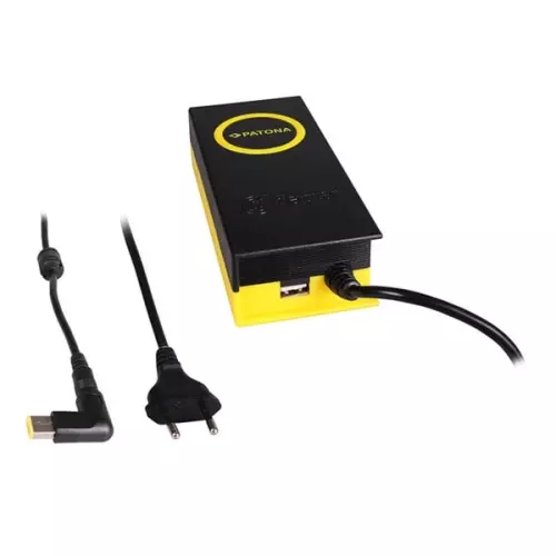obrázek produktu PATONA napájecí adaptér k ntb/ 20V/4,7A 90W/ konektor 11x4,5mm/ Slim Tip/ + výstup USB