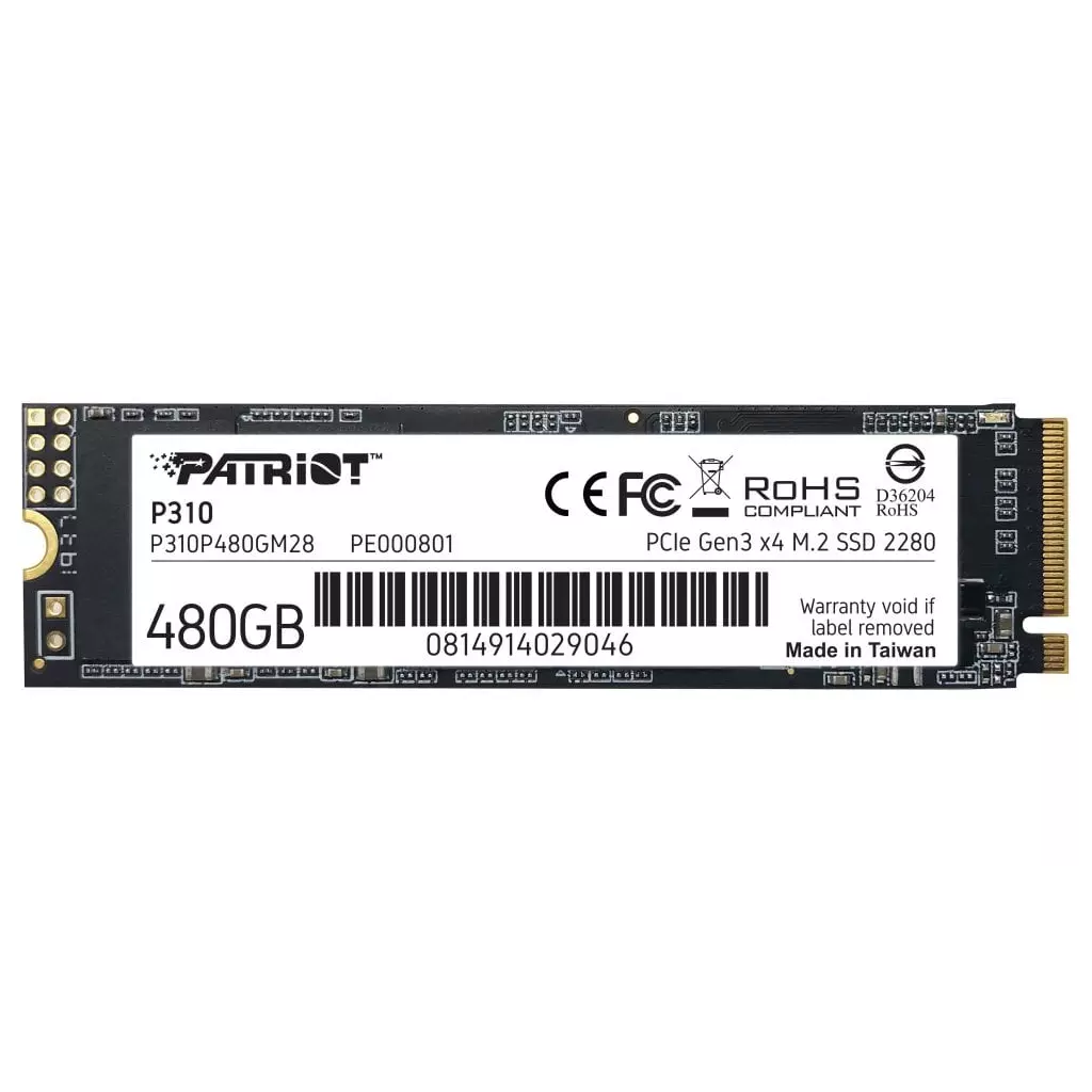 Obrázek produktu PATRIOT P310 480GB SSD