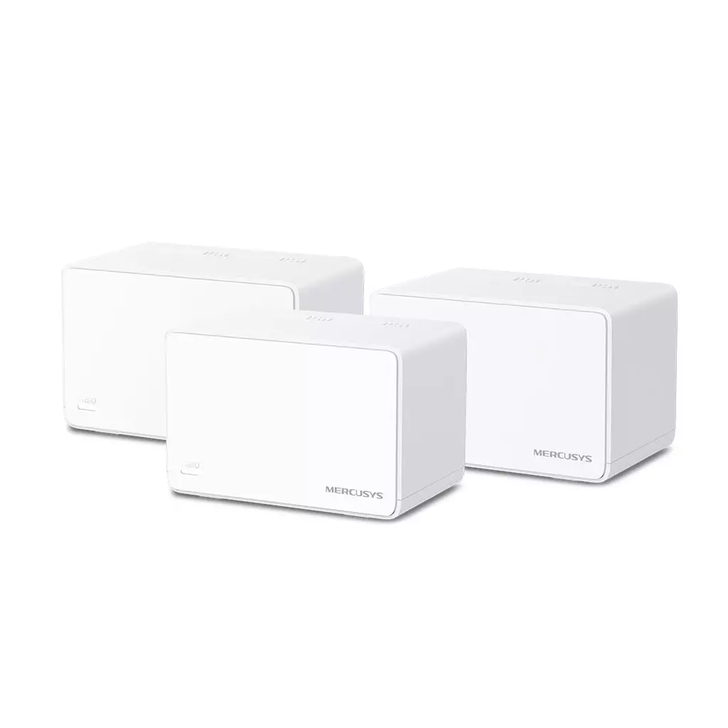 Obrázek produktu Mercusys Halo H80X (3-pack) 3000Mbps Home Mesh WiFi system - bílá
