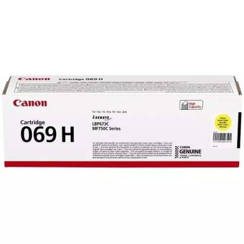 obrázek produktu Canon 069 H Yellow, žlutá - originální