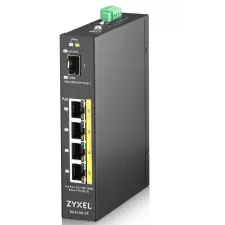 obrázek produktu Zyxel RGS100-5P Nespravované L2 Gigabit Ethernet (10/100/1000) Podpora napájení po Ethernetu (PoE) Černá