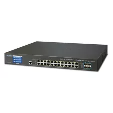 obrázek produktu PLANET L2+/L4 24-Port 10/100/1000T Řízený L3 Gigabit Ethernet (10/100/1000) 1.25U