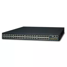 obrázek produktu PLANET SGS-6341-48T4X síťový přepínač Řízený L3 Gigabit Ethernet (10/100/1000) 1U Černá