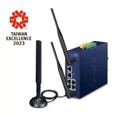 obrázek produktu PLANET Industrial 5-Port GE LoRaWAN WLAN Gateway LCG-300W-EU brána/řadič