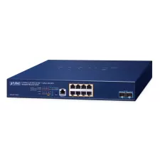 obrázek produktu PLANET Layer 3, 8-Port 2.5GBASE-T Řízený L3 2.5G Ethernet (100/1000/2500) Podpora napájení po Ethernetu (PoE) 1U Modrá