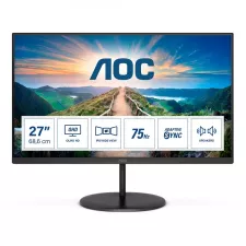 obrázek produktu AOC V4 Q27V4EA LED display 68,6 cm (27") 2560 x 1440 px 2K Ultra HD Černá