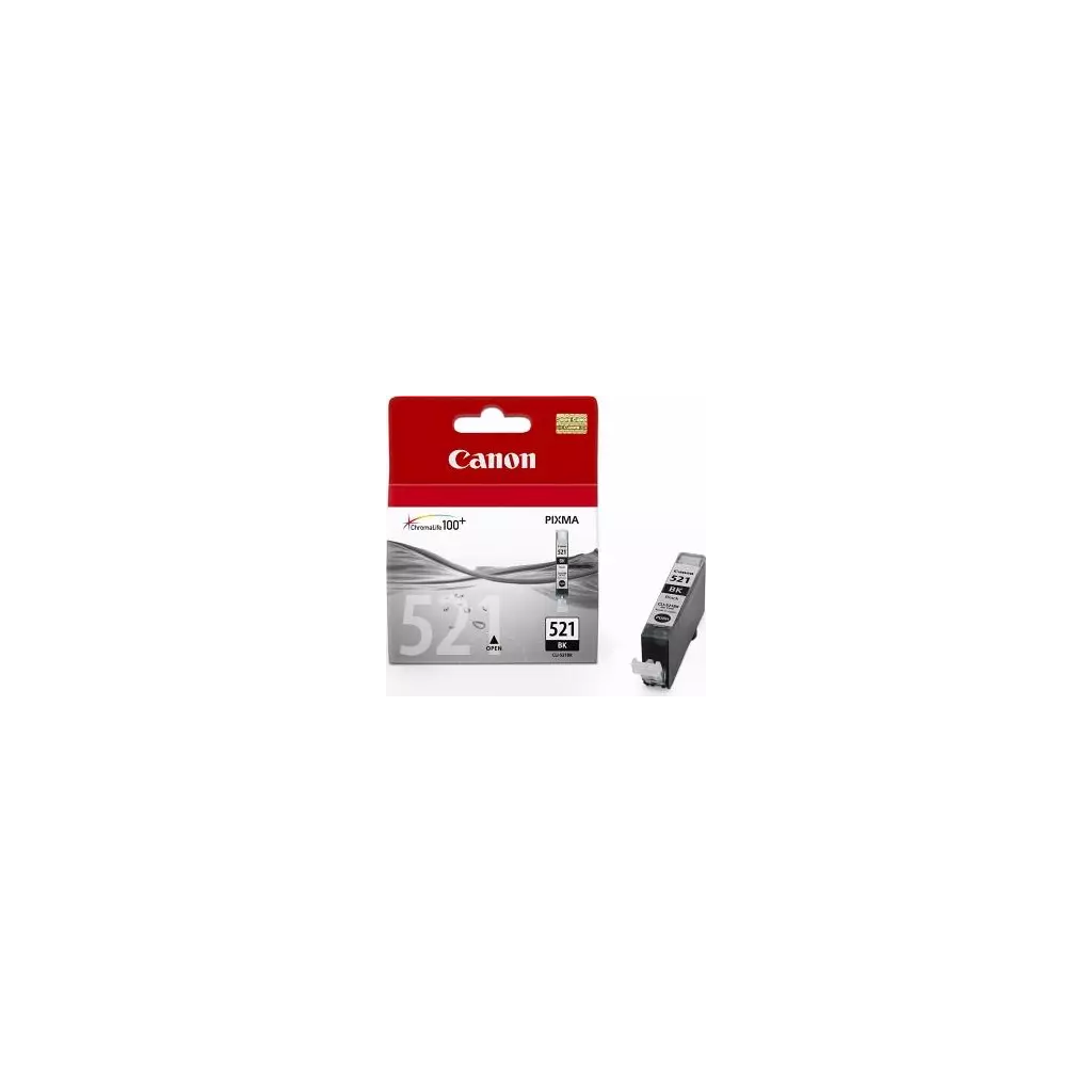 Obrázek produktu CANON CLI-521BK originální náplň černá (pro MP540/550/560/620/630/980/iP3600/4600, photo black)