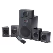 obrázek produktu GENIUS repro SW-HF5.1 4500 (dřevo, 5.1 Home Theater 120W RMS, display),black