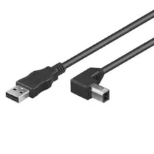 obrázek produktu KABEL USB A-B 2.0m 2.0 (konektor B - 90°)