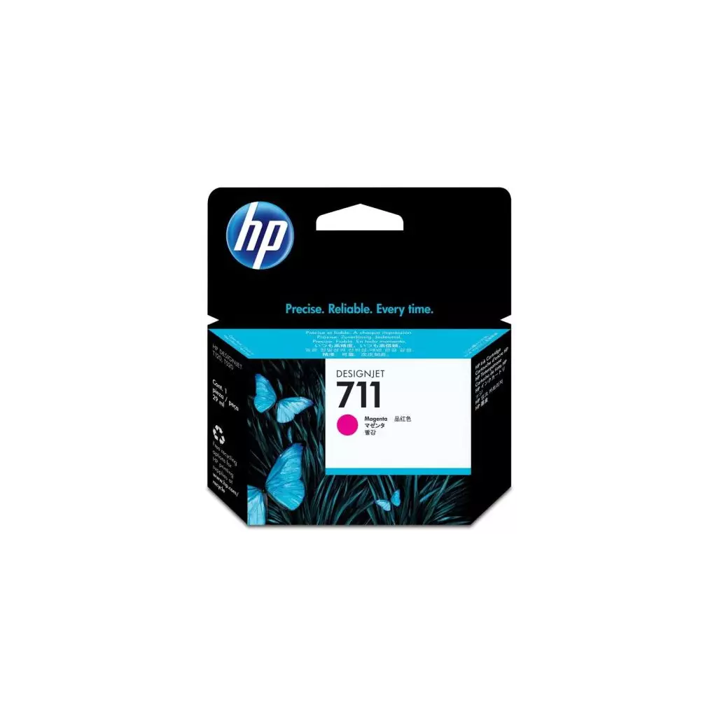 Obrázek produktu HP CZ131A náplň č.711 purpurová malá 29ml (magenta, pro DesignJet T120, T130, T520)
