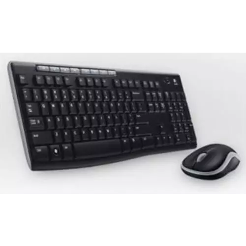 obrázek produktu LOGITECH bezdrátový set Wireless Desktop MK270, klávesnice + myš, CZ , USB, černá