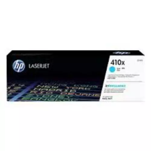 obrázek produktu HP CF411X originální toner azurový č.410X velký cca 5000 str. (cyan HP CLJ M477, M452, M377, azurová)