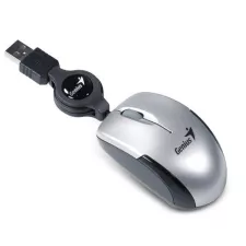 obrázek produktu GENIUS myš Micro Traveler V2, s navijákem k ntb, stříbrná
